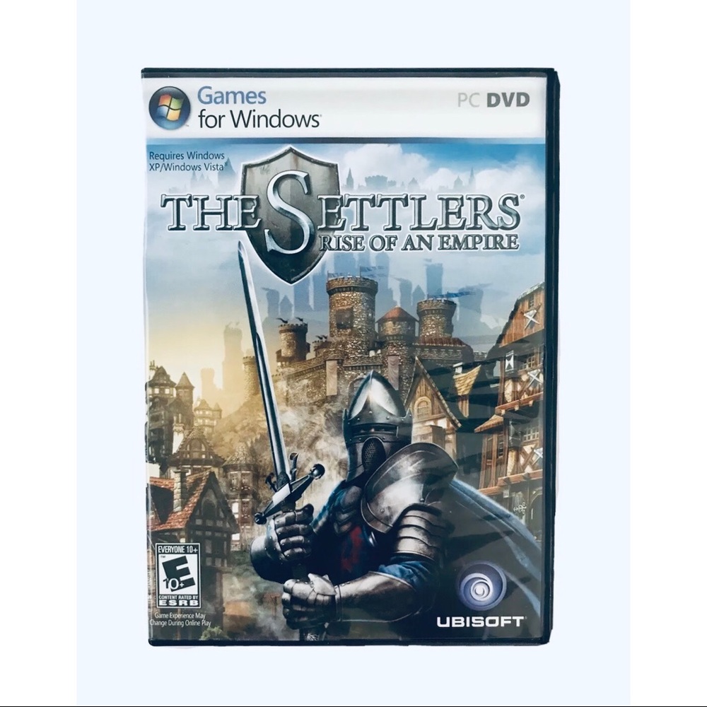 Game The Settlers Rise if an Empire for Requires Windows XP/Vista PC/DVD